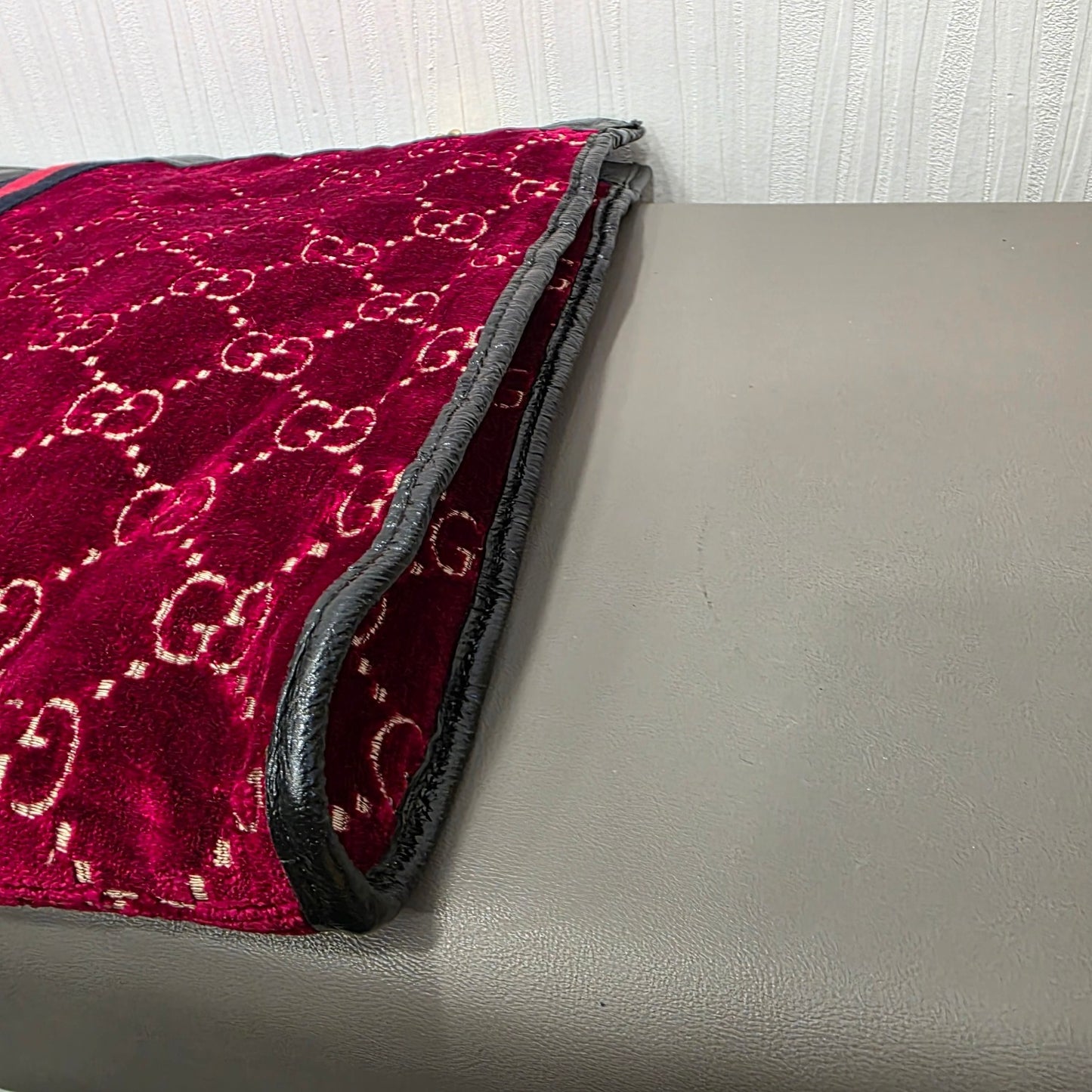 Gucci Rajah GG Velvet Tote Bag (Pre-Owned)