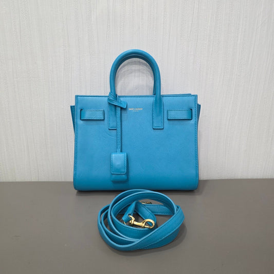 Saint Laurent Sac de Jour Nano Leather Tote Bag (Pre-Owned)