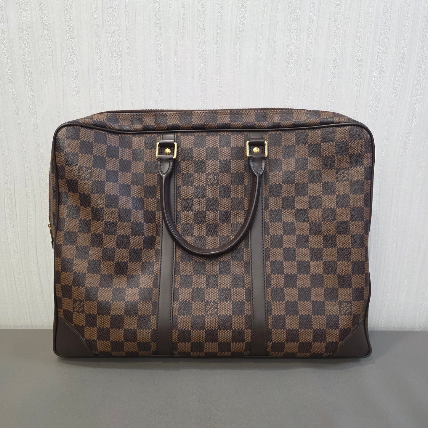 Louis Vuitton Damier Ebene Porte Documents Voyage Briefcase (Pre-Owned)