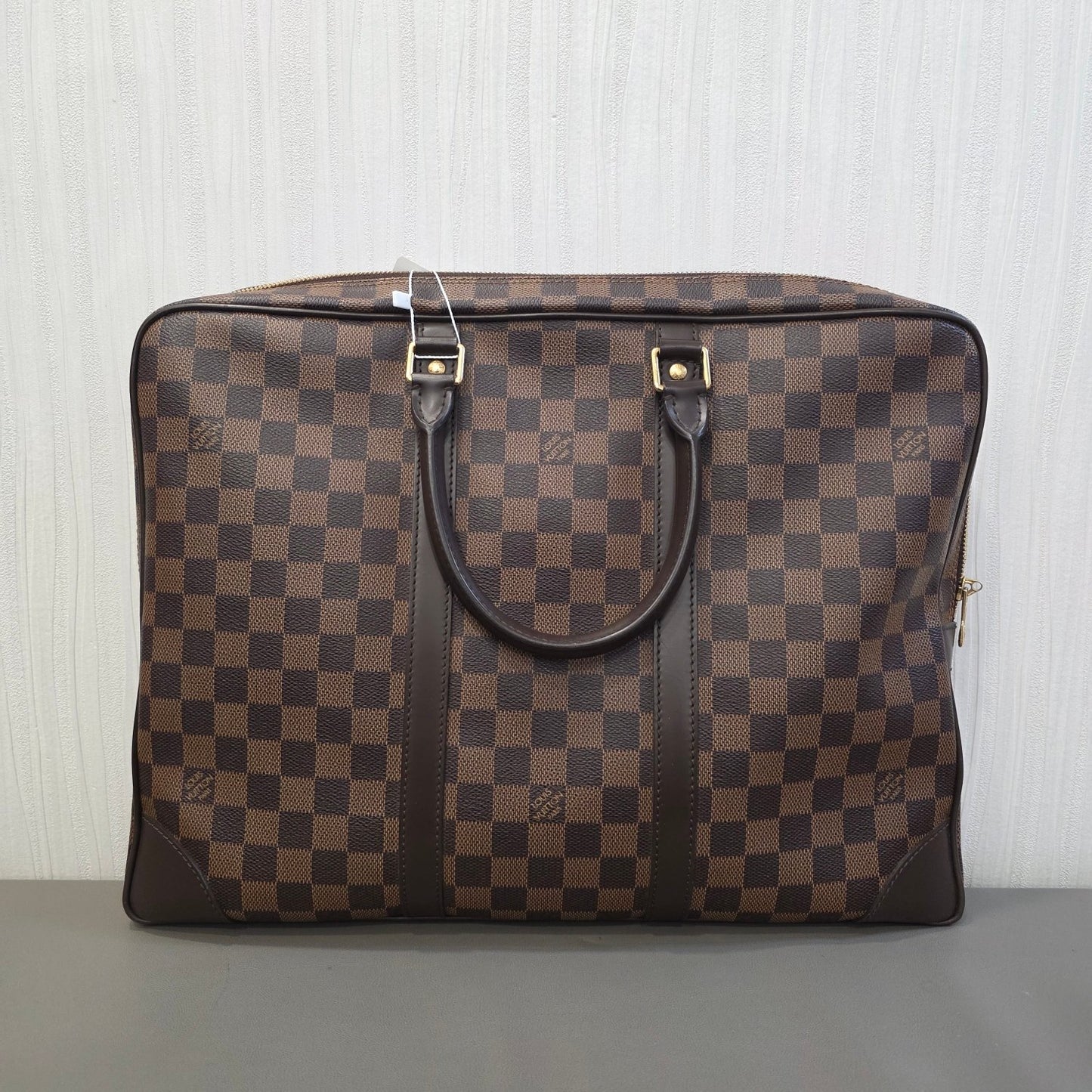 Louis Vuitton Damier Ebene Porte Documents Voyage Briefcase (Pre-Owned)