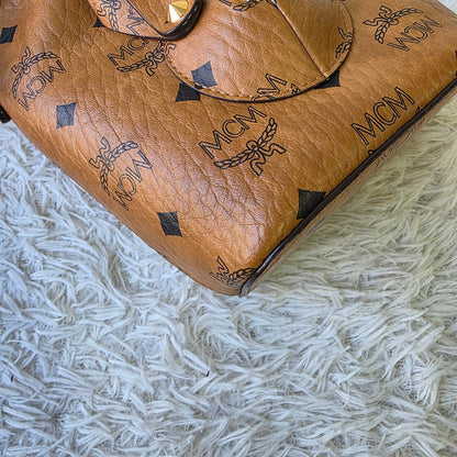 MCM Visetos Mini Drawstring Bucket Bag (Pre-Owned)