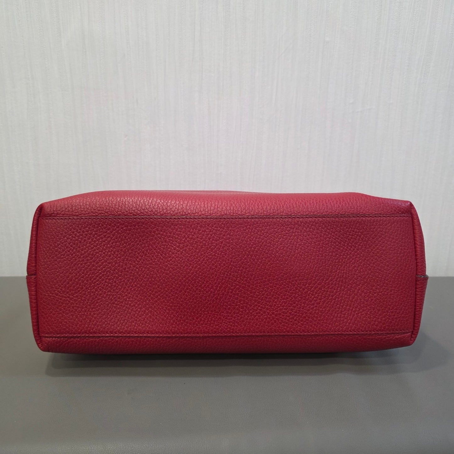 Gucci Soho Leather Hobo Shoulder Bag Red (Pre-Owned)