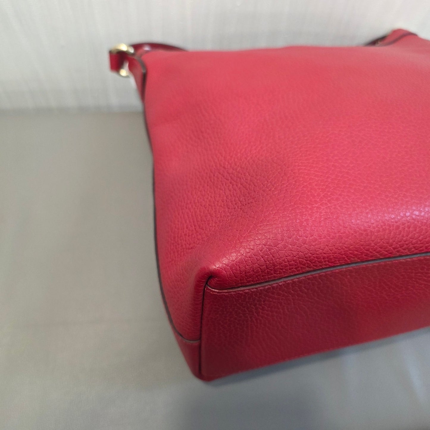 Gucci Soho Leather Hobo Shoulder Bag Red (Pre-Owned)