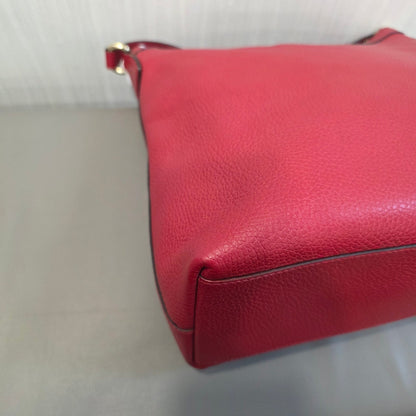 Gucci Soho Leather Hobo Shoulder Bag Red (Pre-Owned)