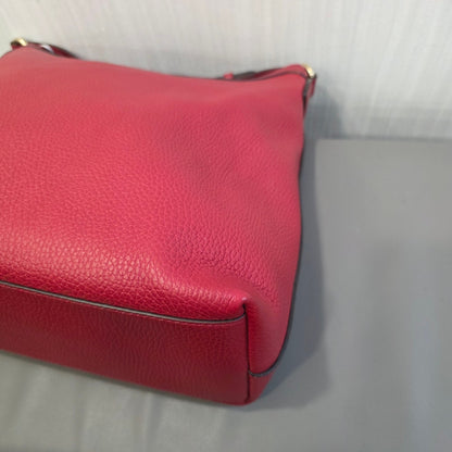 Gucci Soho Leather Hobo Shoulder Bag Red (Pre-Owned)
