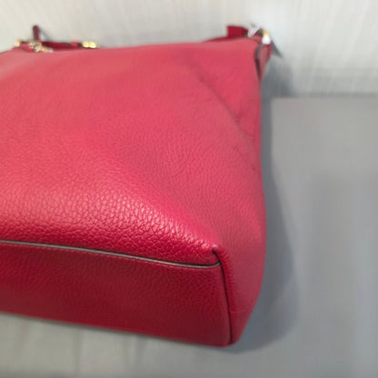 Gucci Soho Leather Hobo Shoulder Bag Red (Pre-Owned)