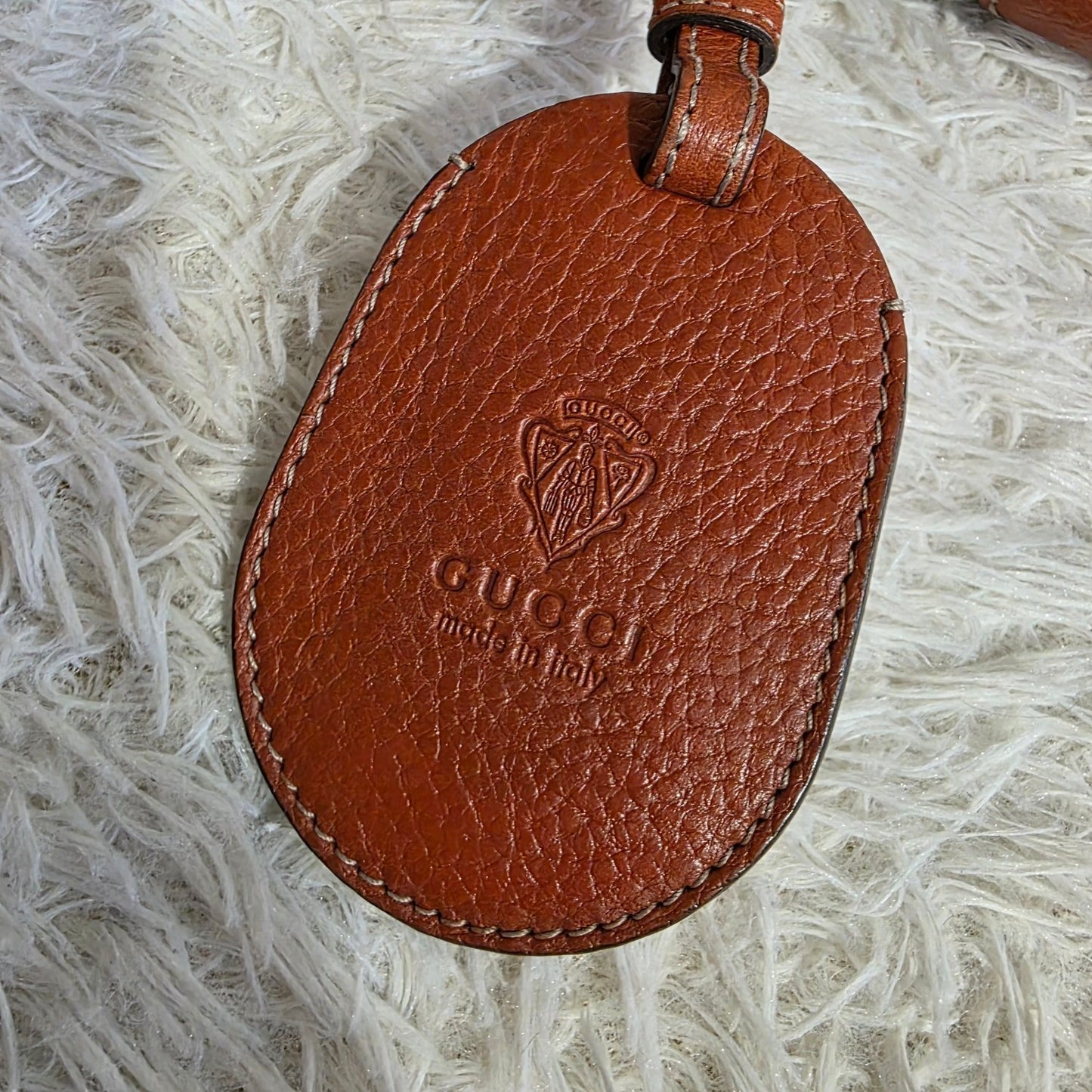 Gucci GG Canvas Belt Detail Shoulder Bag Beige & Brown (Pre-Owned)
