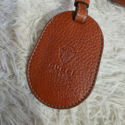 Gucci GG Canvas Belt Detail Shoulder Bag Beige & Brown (Pre-Owned)