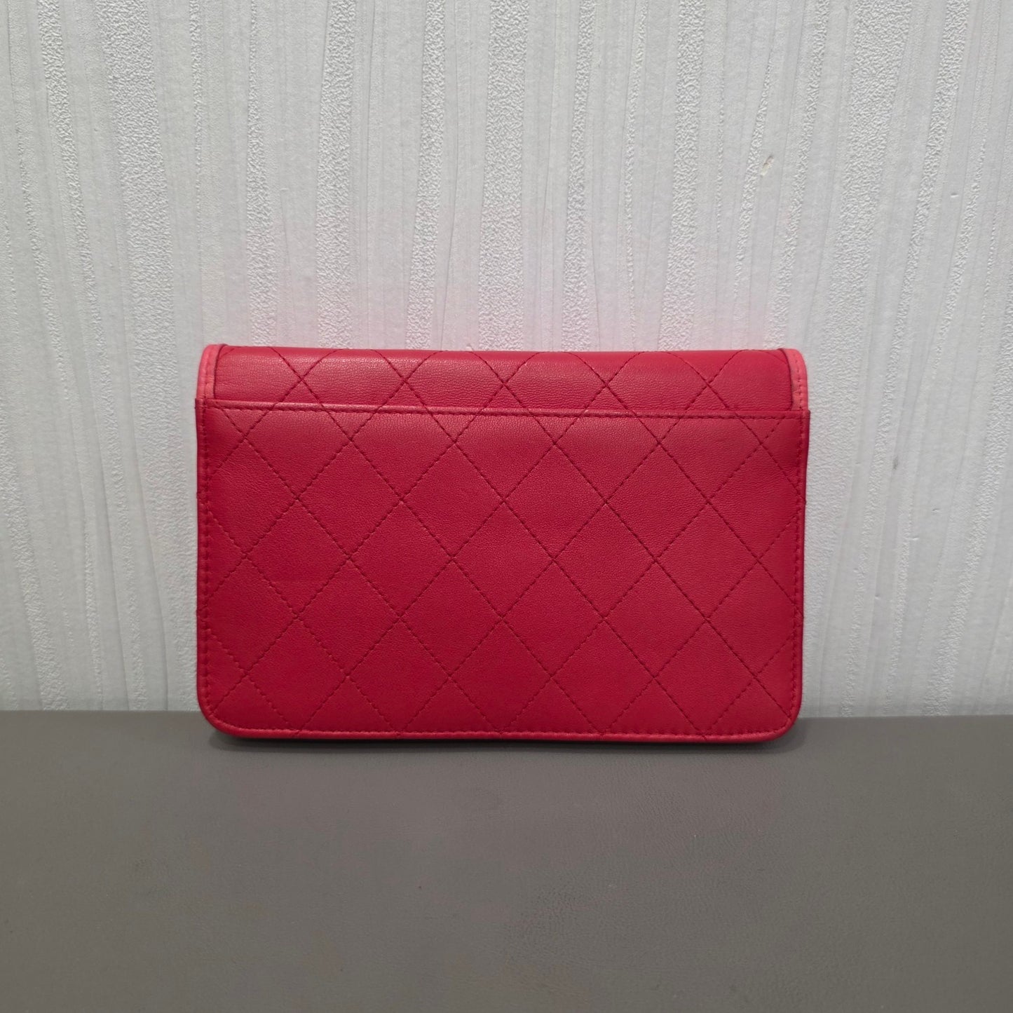 Chanel Quilted Leather Wallet on Chain (Pre-Owned)