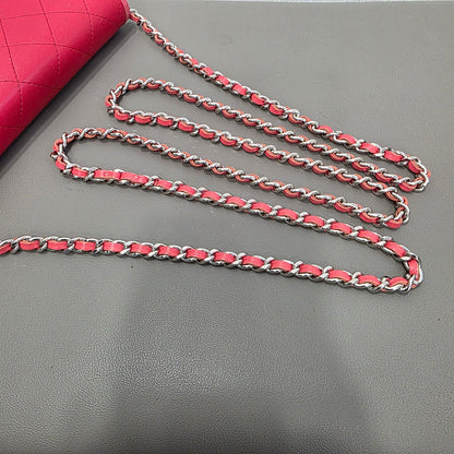 Chanel Quilted Leather Wallet on Chain (Pre-Owned)
