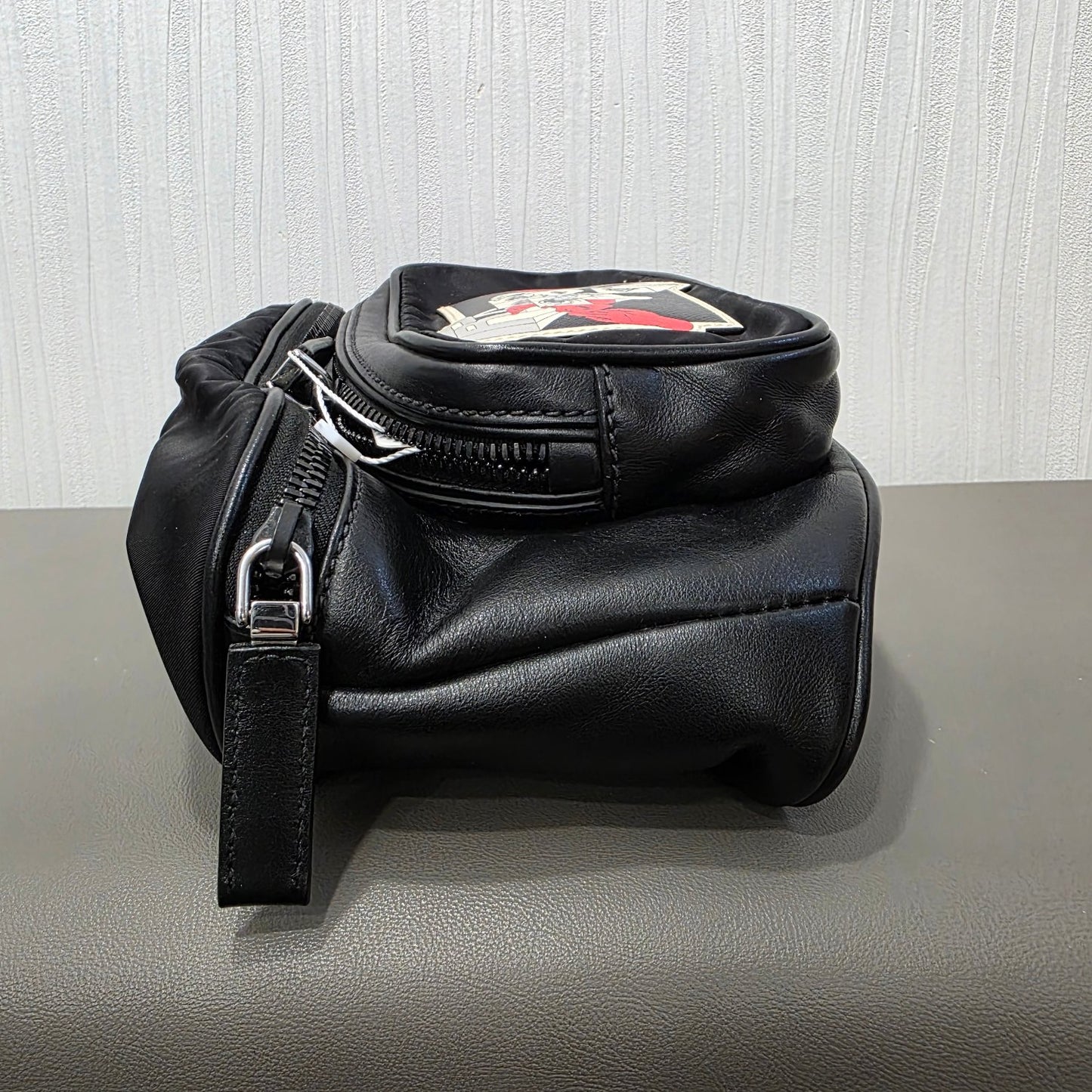 Prada Comic Print Leather Belt Bag (Pre-Owned)