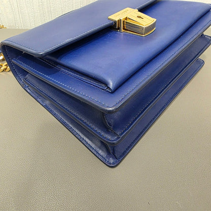 Saint Laurent Sunset Leather Chain Shoulder Bag (Pre-Owned)