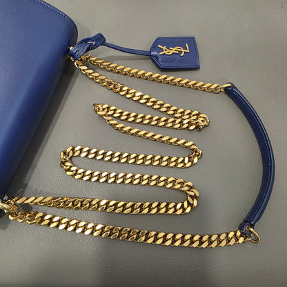 Saint Laurent Sunset Leather Chain Shoulder Bag (Pre-Owned)