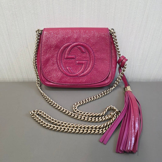 Gucci Soho Disco Chain Mini Bag Pink (Pre-Owned)