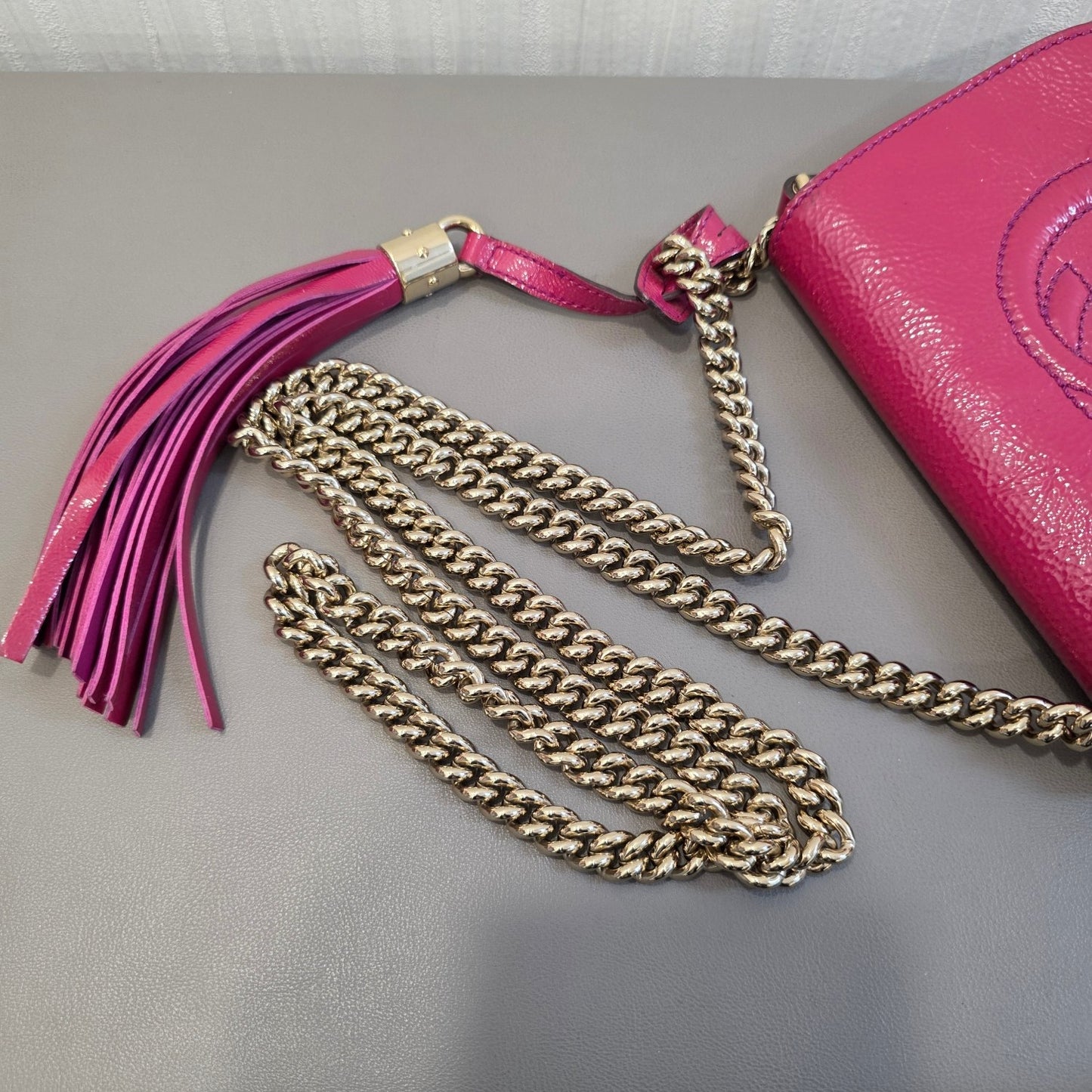 Gucci Soho Disco Chain Mini Bag Pink (Pre-Owned)