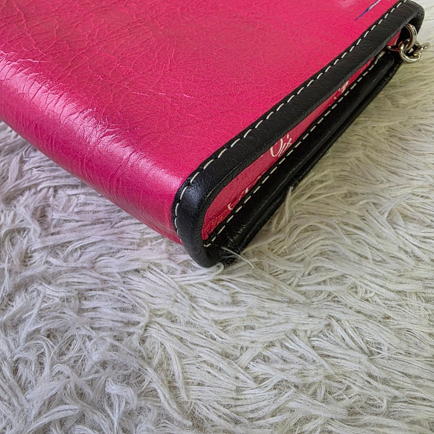 Balenciaga Papier Mini Chain Wallet New York Print (Pre-Owned)