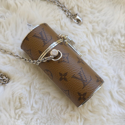 Louis Vuitton Monogram Mini Cylinder Necklace Bag (Pre-Owned)