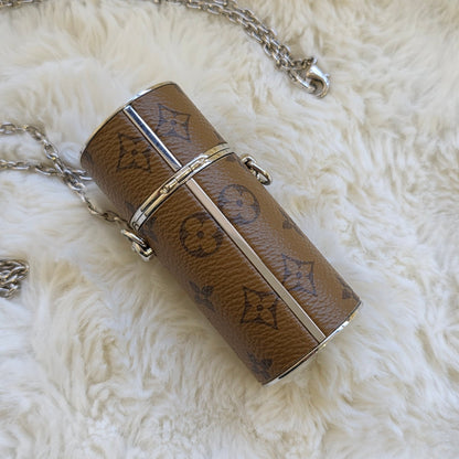 Louis Vuitton Monogram Mini Cylinder Necklace Bag (Pre-Owned)