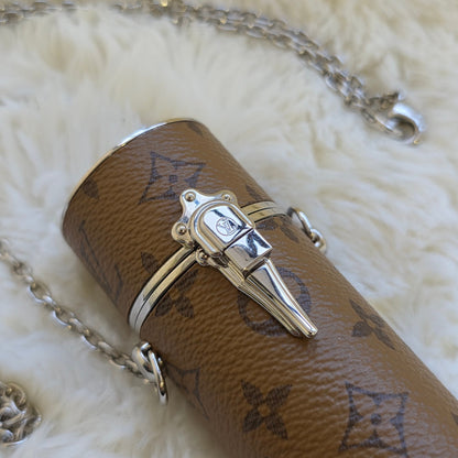 Louis Vuitton Monogram Mini Cylinder Necklace Bag (Pre-Owned)