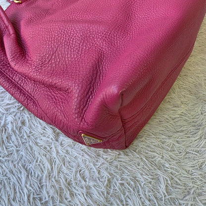 Prada 2Way Leather Tote Bag Pink (Pre-Owned)