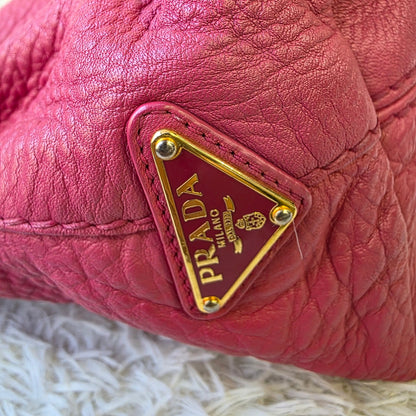 Prada 2Way Leather Tote Bag Pink (Pre-Owned)