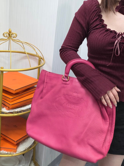 Prada 2Way Leather Tote Bag Pink (Pre-Owned)