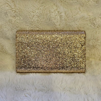 Saint Laurent Kate Glitter Chain Wallet (Pre-Owned)