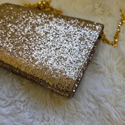 Saint Laurent Kate Glitter Chain Wallet (Pre-Owned)