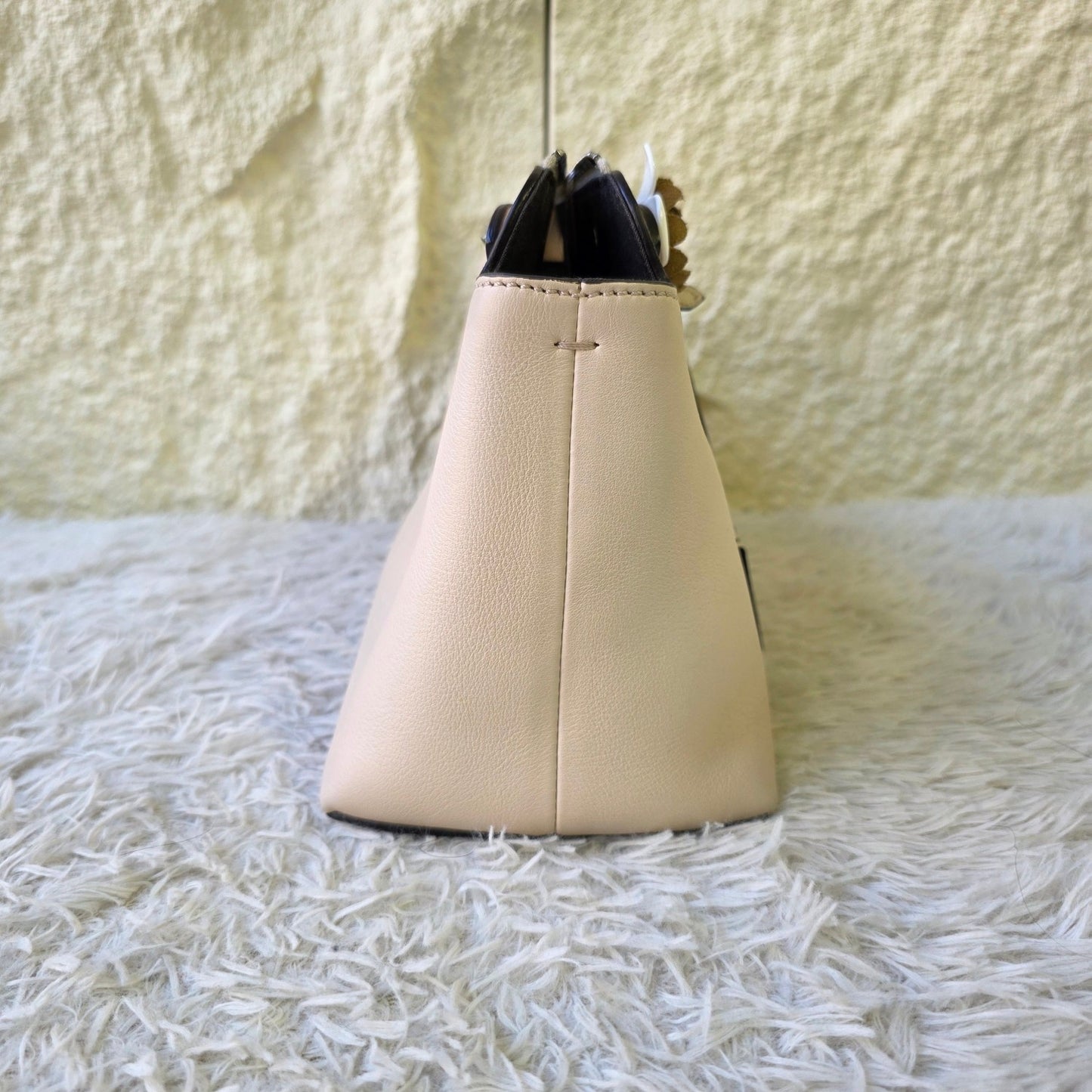 Fendi By The Way Flower Embellished Leather Bag (Pre-Owned)
