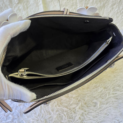 Fendi By The Way Flower Embellished Leather Bag (Pre-Owned)