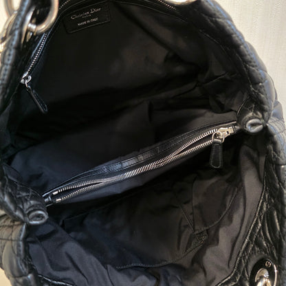 Christian Dior Lady Dior Cannage Leather Tote Bag (Pre-Owned)