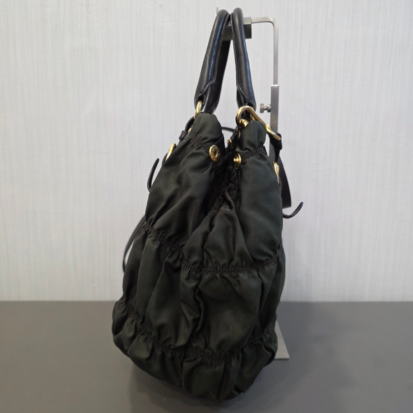 Prada Tessuto Gaufre Nylon Tote Bag (Pre-Owned)