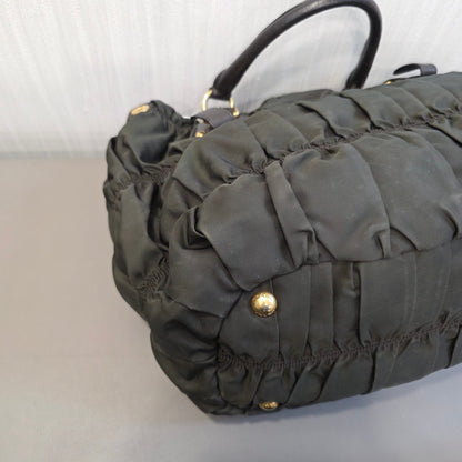 Prada Tessuto Gaufre Nylon Tote Bag (Pre-Owned)