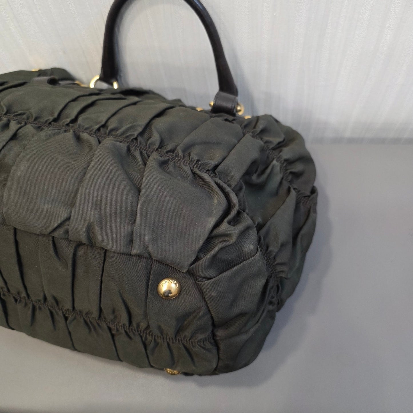 Prada Tessuto Gaufre Nylon Tote Bag (Pre-Owned)