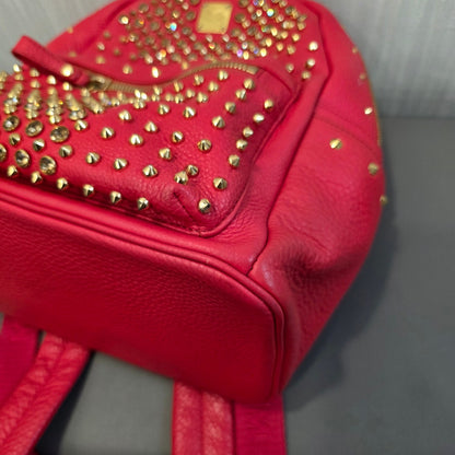 MCM Stark Studded Leather Backpack (Pre-Owned)