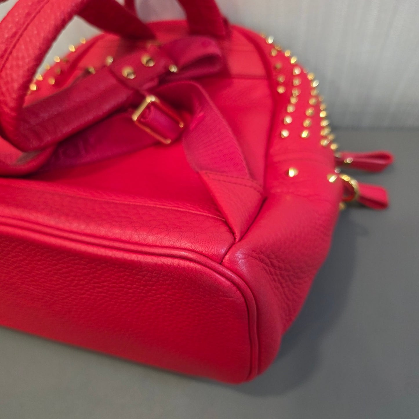 MCM Stark Studded Leather Backpack (Pre-Owned)