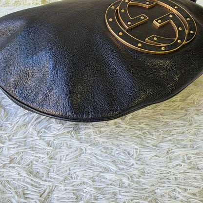 Gucci Interlocking G Leather Hobo Bag (Pre-Owned)