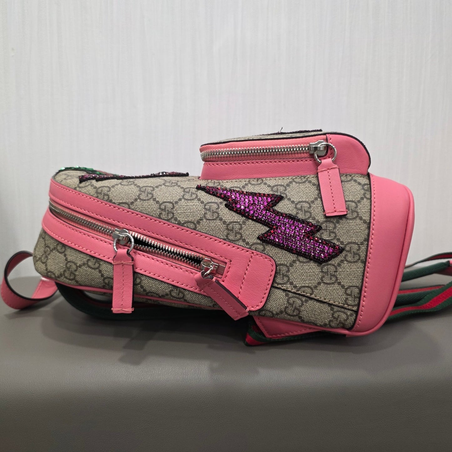 Gucci GG Supreme Sequin Appliqué Backpack (Pre-Owned)