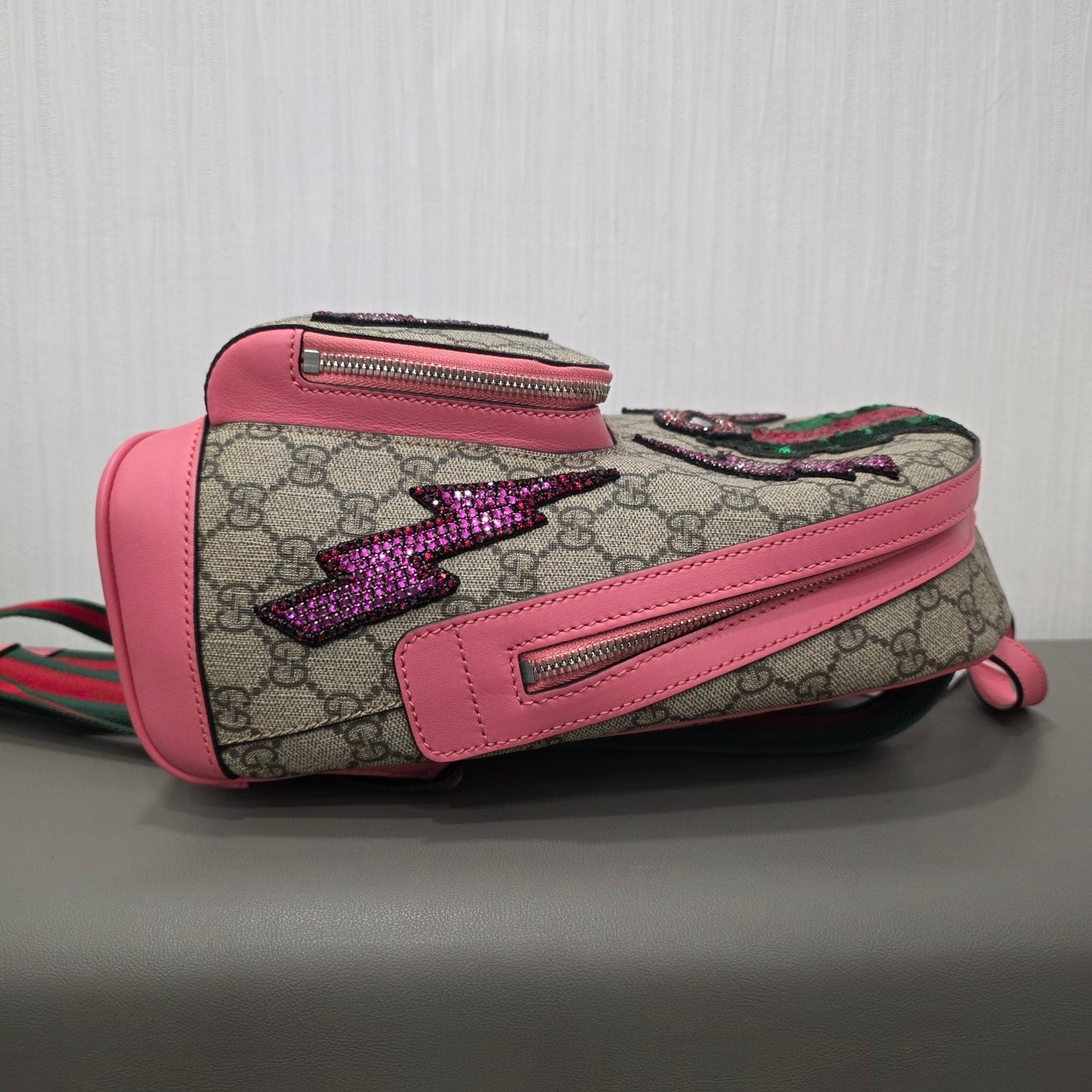 Gucci GG Supreme Sequin Appliqué Backpack (Pre-Owned)