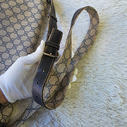 Gucci GG Supreme Web Messenger Bag (Pre-Owned)