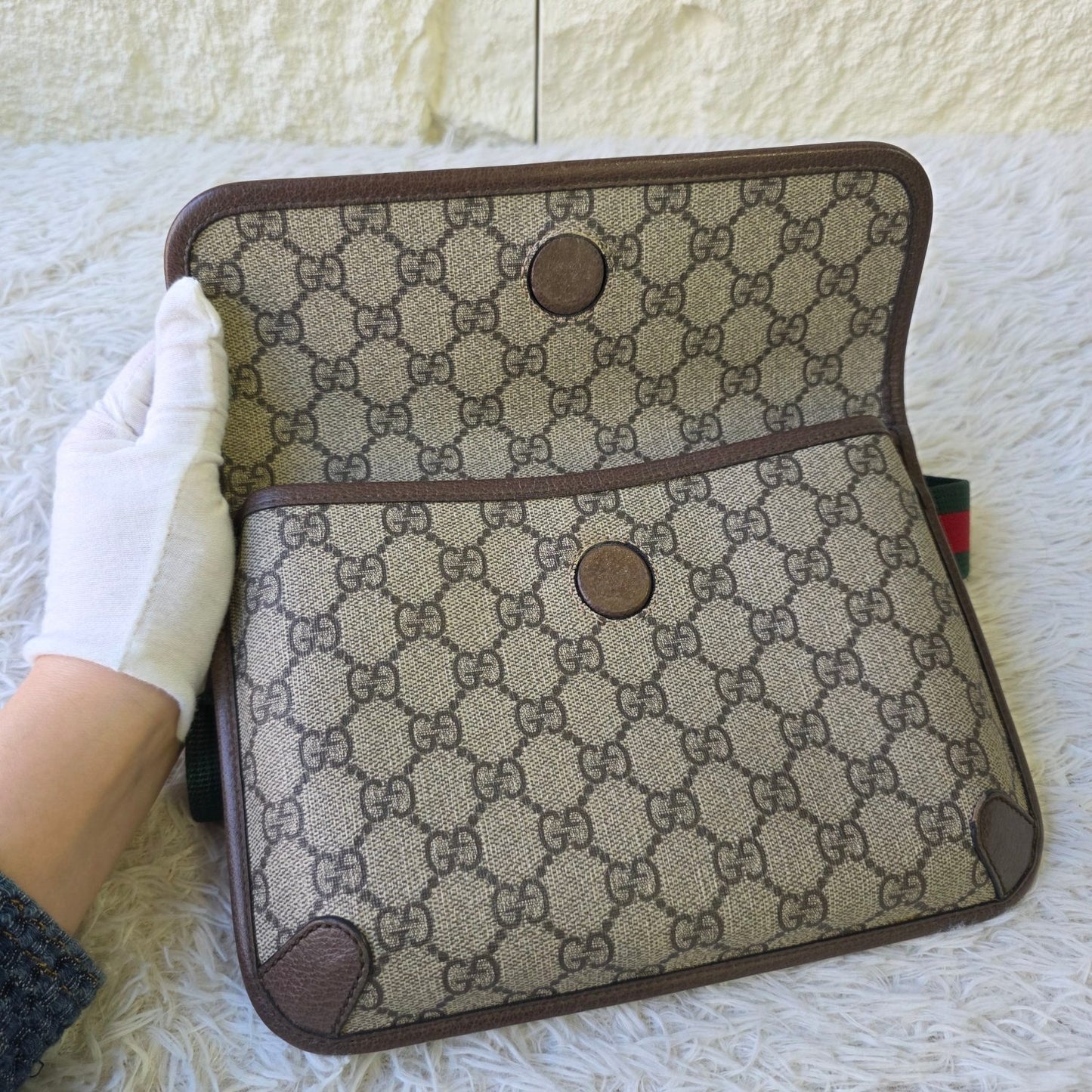 Gucci Neo Vintage GG Supreme Belt Bag (Pre-Owned)