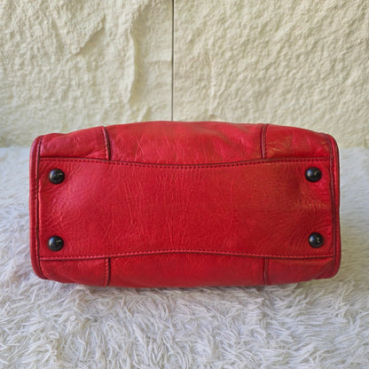 Miu Miu Vitello Lux Padlock Satchel (Pre-Owned)