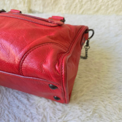 Miu Miu Vitello Lux Padlock Satchel (Pre-Owned)