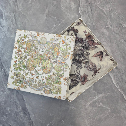 Christian Dior Botanical Butterfly Silk Scarf (Pre-Owned)