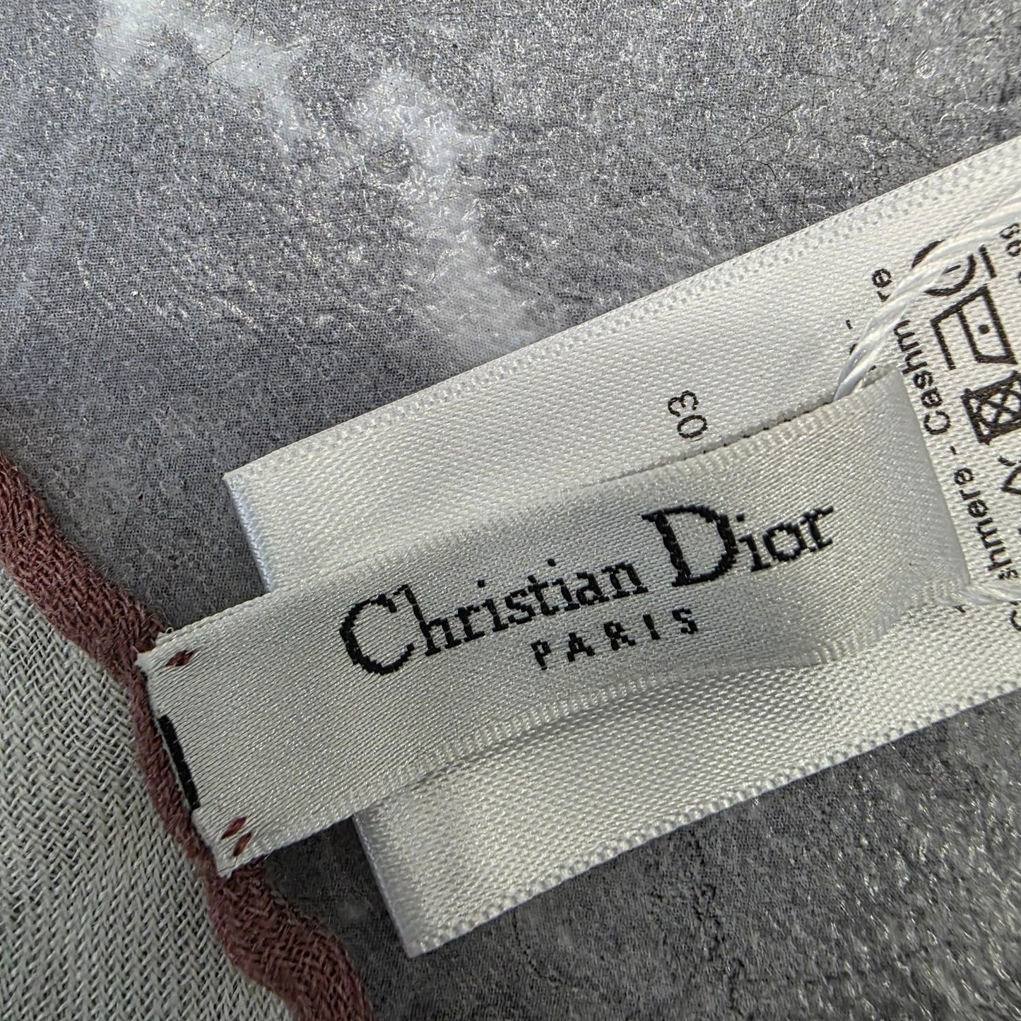 Christian Dior Botanical Butterfly Silk Scarf (Pre-Owned)