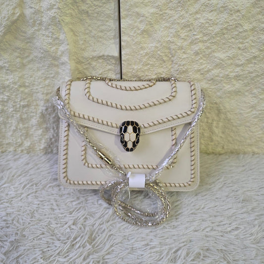 Bvlgari Serpenti Forever Leather Shoulder Bag (Pre-Owned)