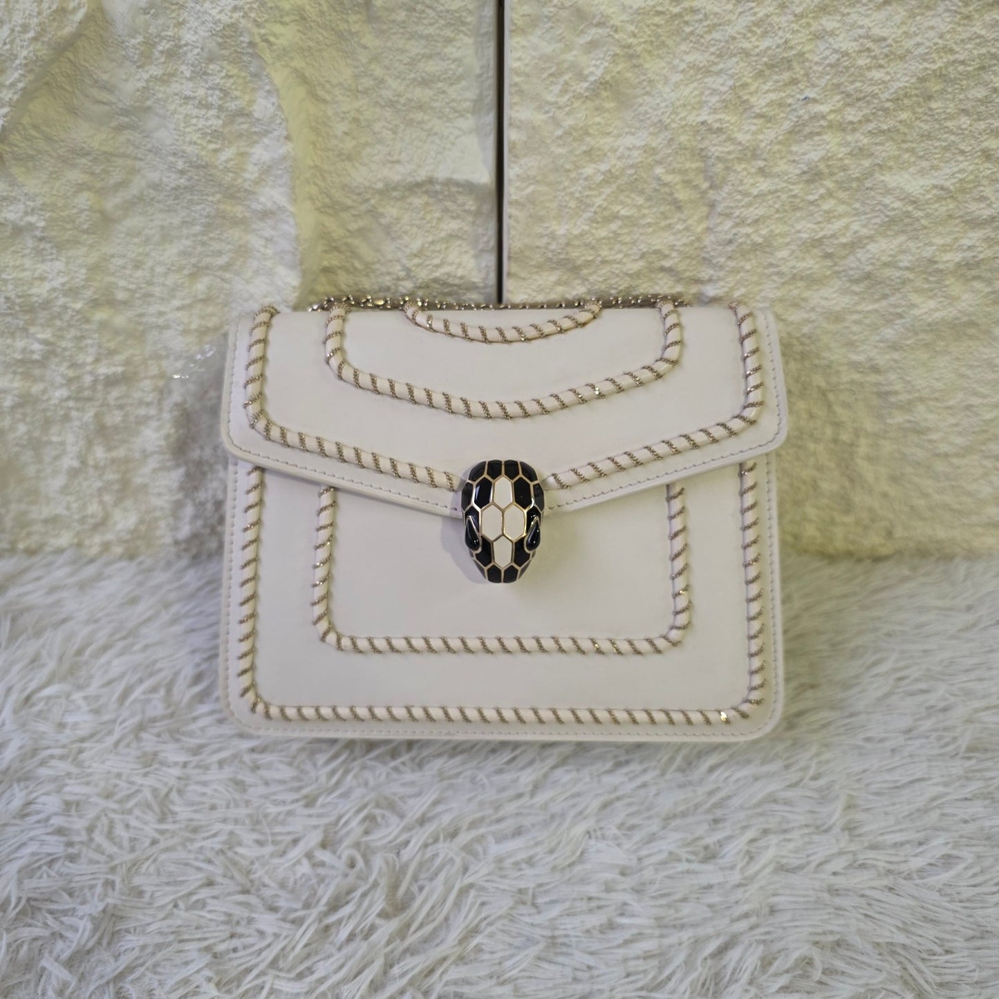 Bvlgari Serpenti Forever Leather Shoulder Bag (Pre-Owned)