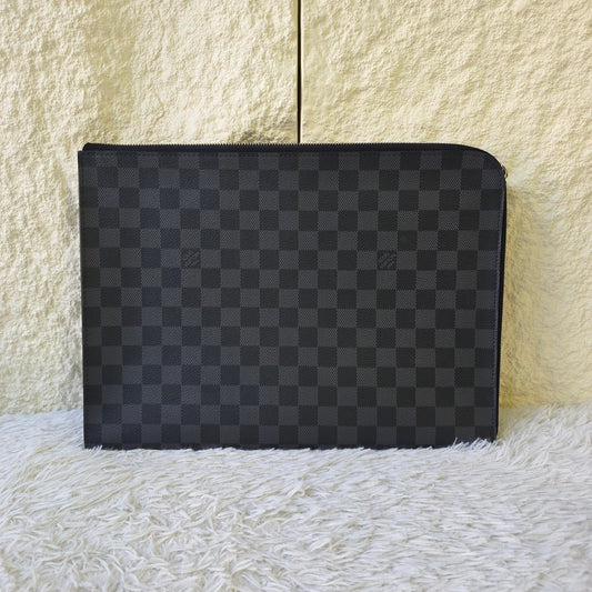 Louis Vuitton Damier Graphite Pochette Jour GM (Pre-Owned)