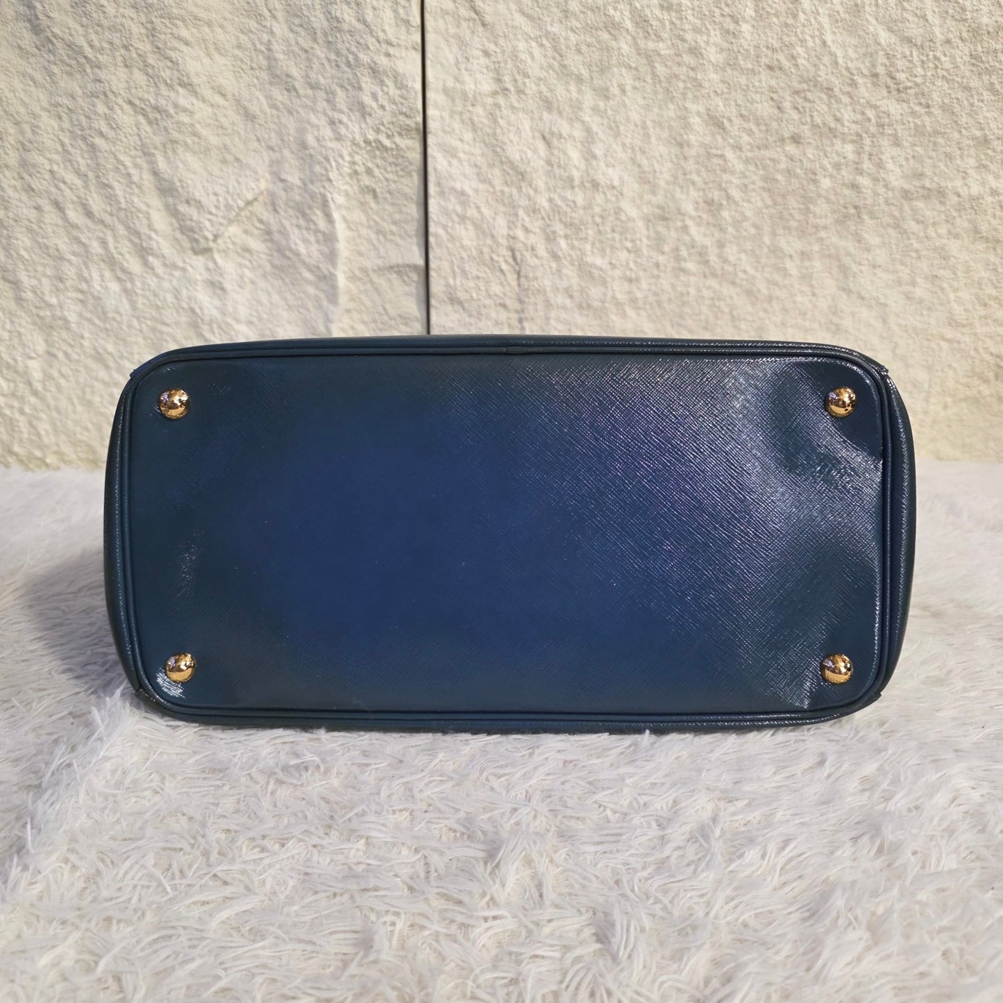 Prada Saffiano Leather Top Handle Bag (Pre-Owned)
