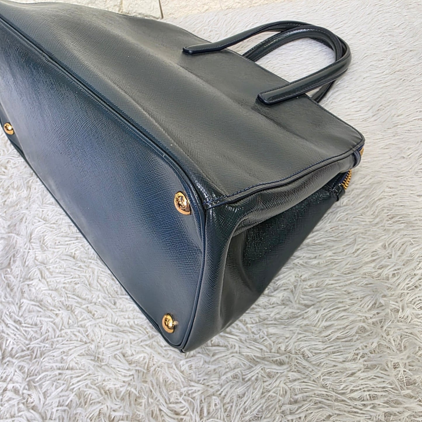 Prada Saffiano Leather Top Handle Bag (Pre-Owned)